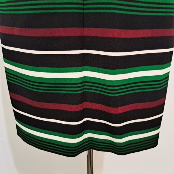 Michael Kors Dress Multicolor Striped Short Sleeve Size 6 Great Condition - Picture 5 of 10